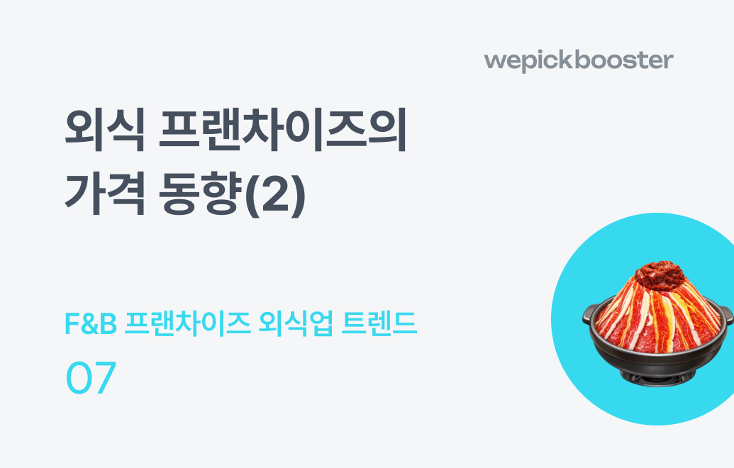 외식 프랜차이즈 가격 동향(2) : 가성비 트렌드에 대응하고 있는 외식업 브랜드